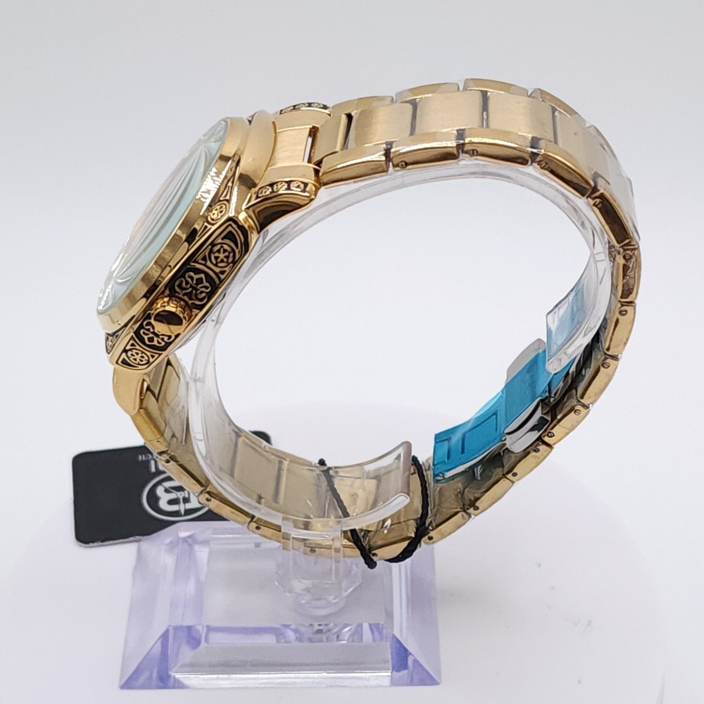 BIBI Automatic Skeleton Gold Watch 41.5mm - Picture 9 of 17